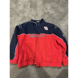 Winners Circle Budweiser Dale Earnhardt Jr Jacket Red Size‎ 2XL